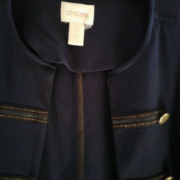 Chico"s Military style Jacket (EUC) - Picture 5 of 7